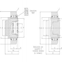 Adjustable combined bearings with plate for structural steel